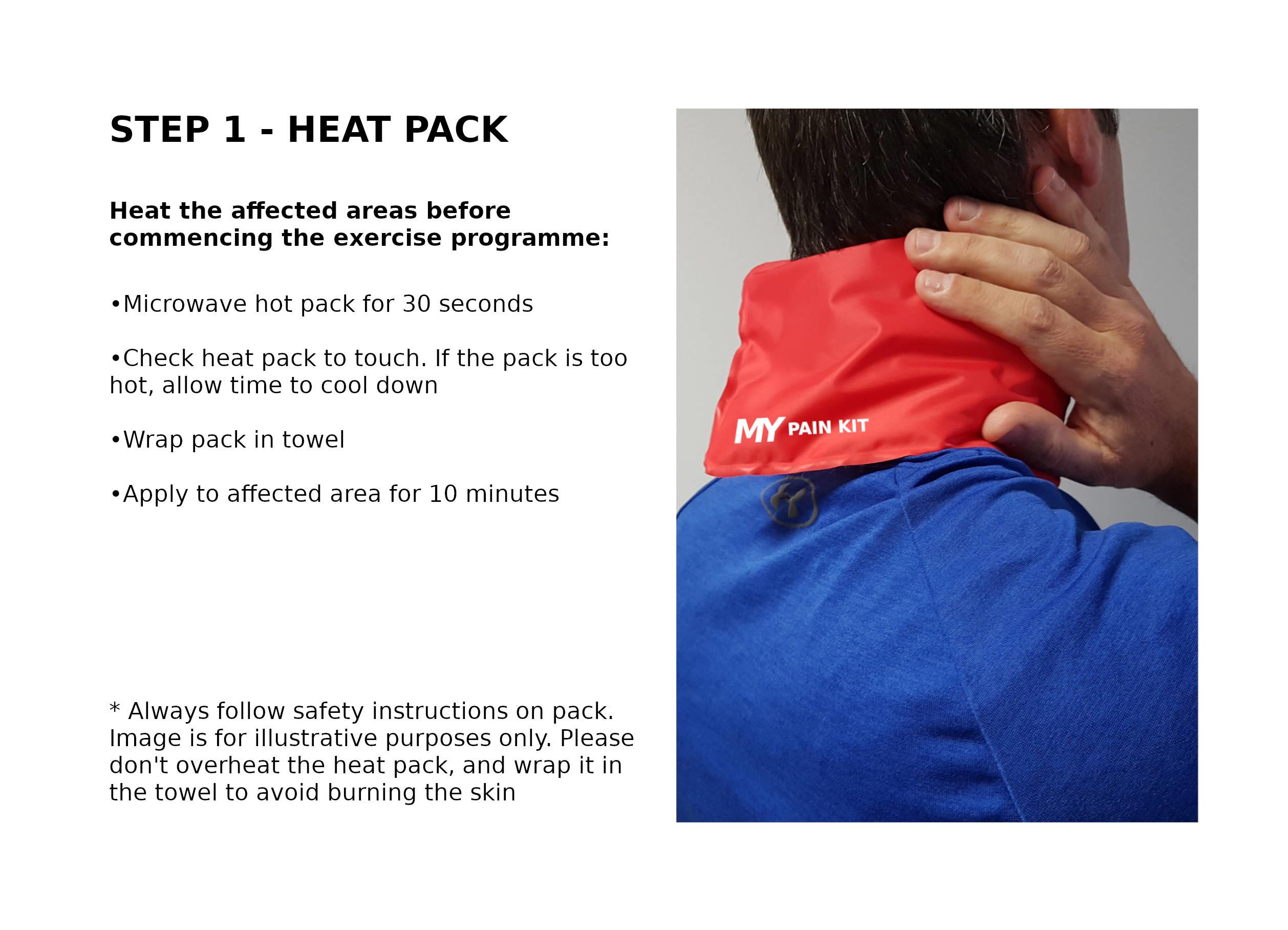 Neck Pain Step 1 Heat Pack
