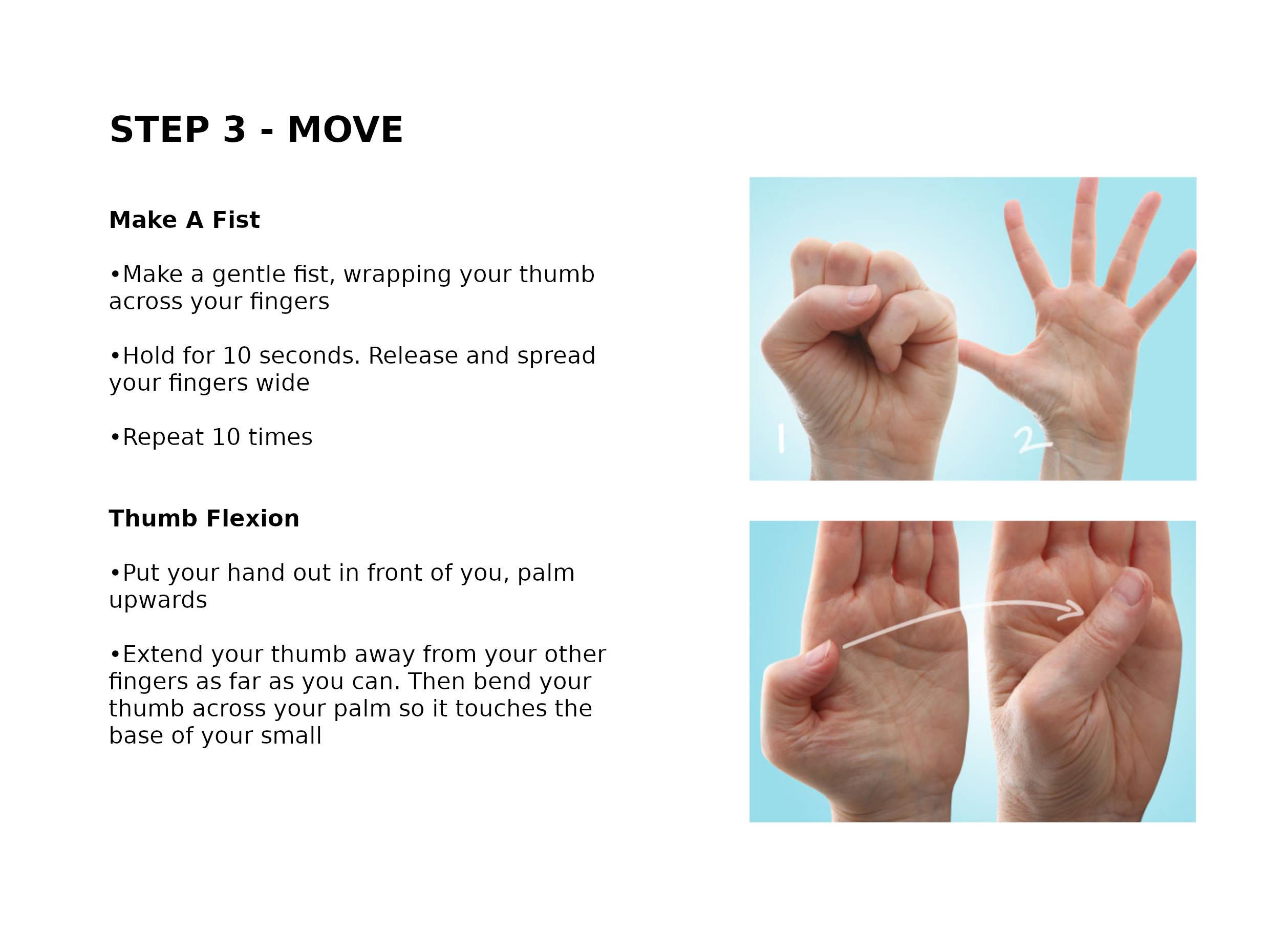 Hand And Carpal Tunnel Wrist Movement Exercises
