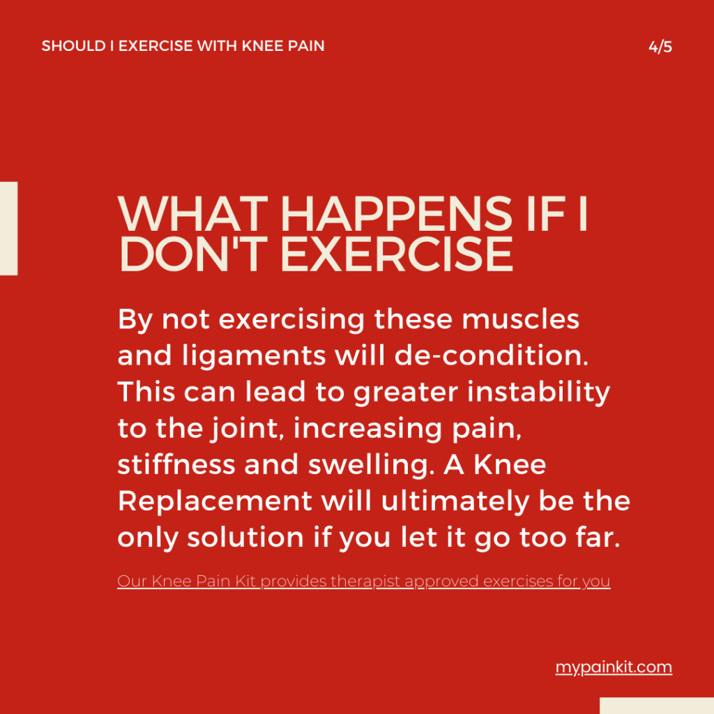 Should I Exercise With Knee Pain? My Pain Kit