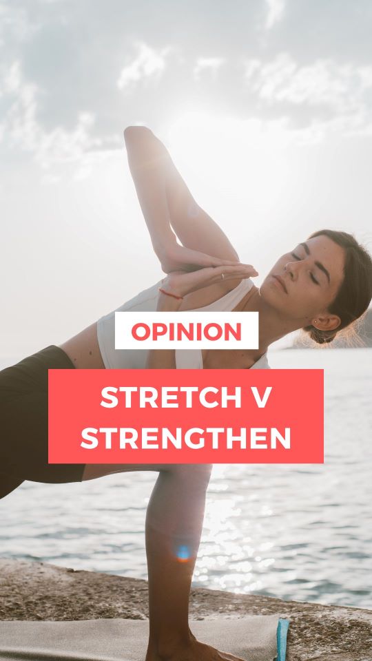 I have joint pain. Should I focus on stretching or strengthening exercises?